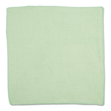 Rubbermaid® Commercial Microfiber Cleaning Cloths, 16 X 16, Green, 24-pack freeshipping - TVN Wholesale